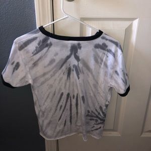 PINK grey and black rye dye shirt